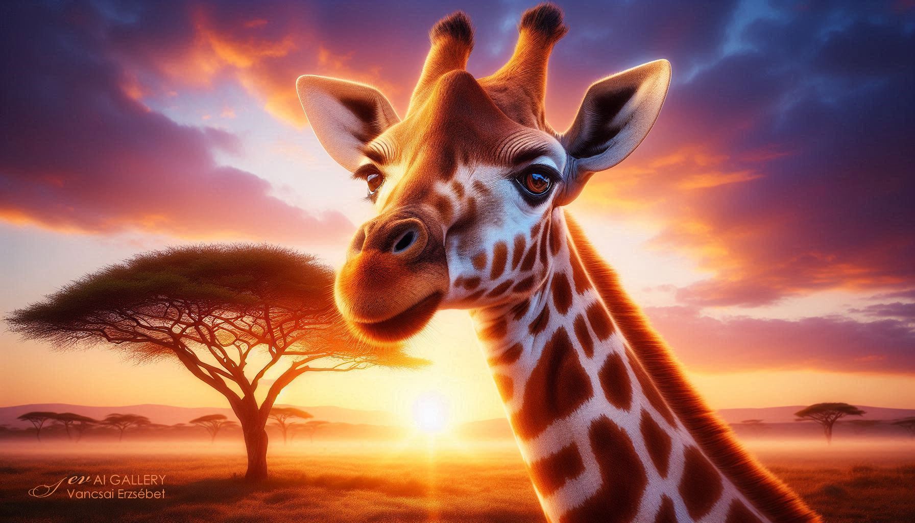 The beautiful Giraffe